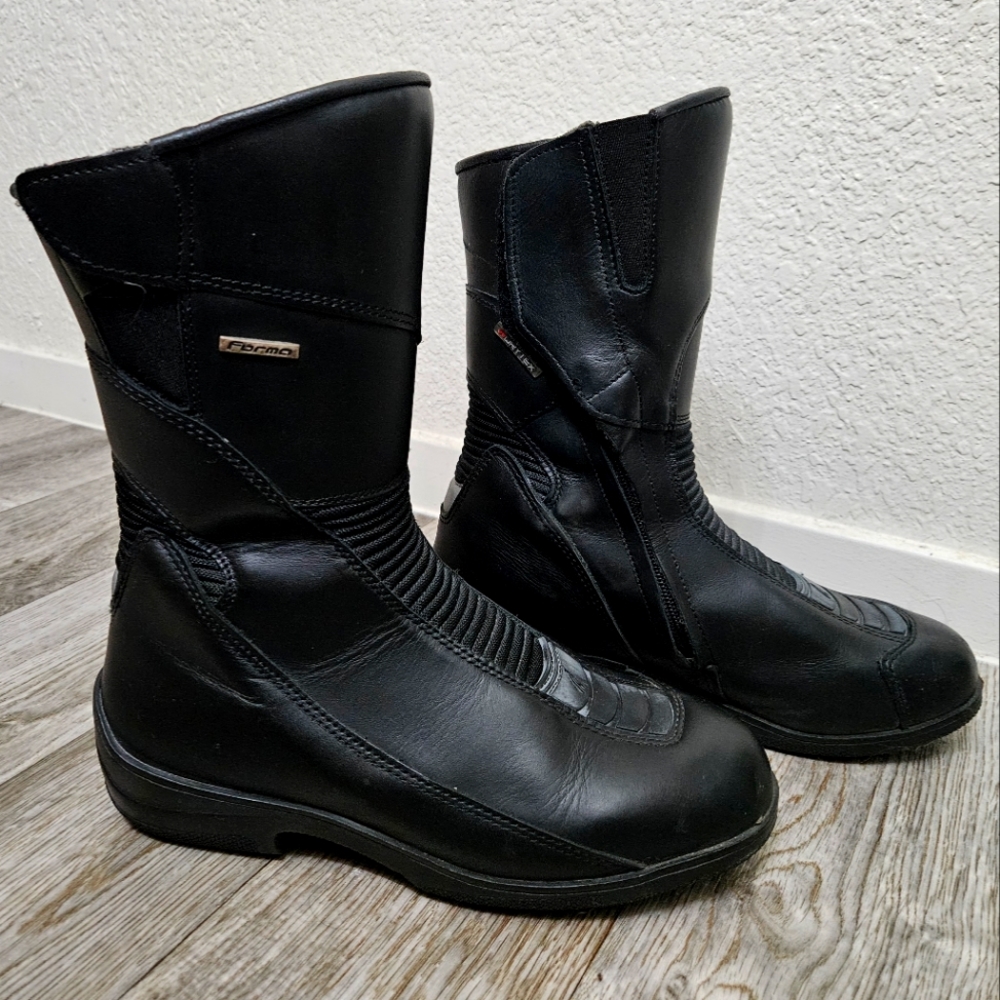 Forma Simo Ladies Leather Motorcycle Boots Black (Euro Size 39)